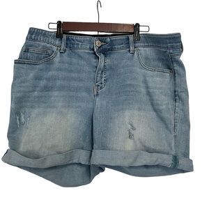 Lularoe Denim Shorts Cuffed High Rise size 36